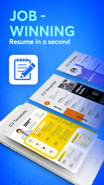 CV Maker online Resume builder - عکس برنامه موبایلی اندروید