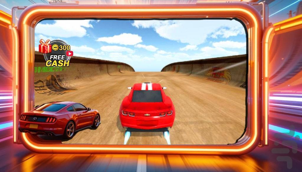 بازی ماشین مسابقه ای - Gameplay image of android game