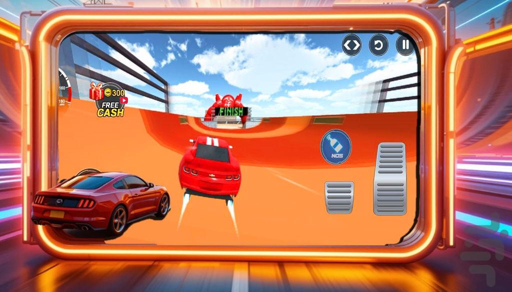 بازی ماشین مسابقه ای - Gameplay image of android game