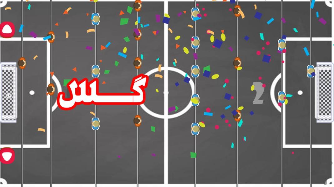 بازی فوتبال دستی حرفه ای - Gameplay image of android game