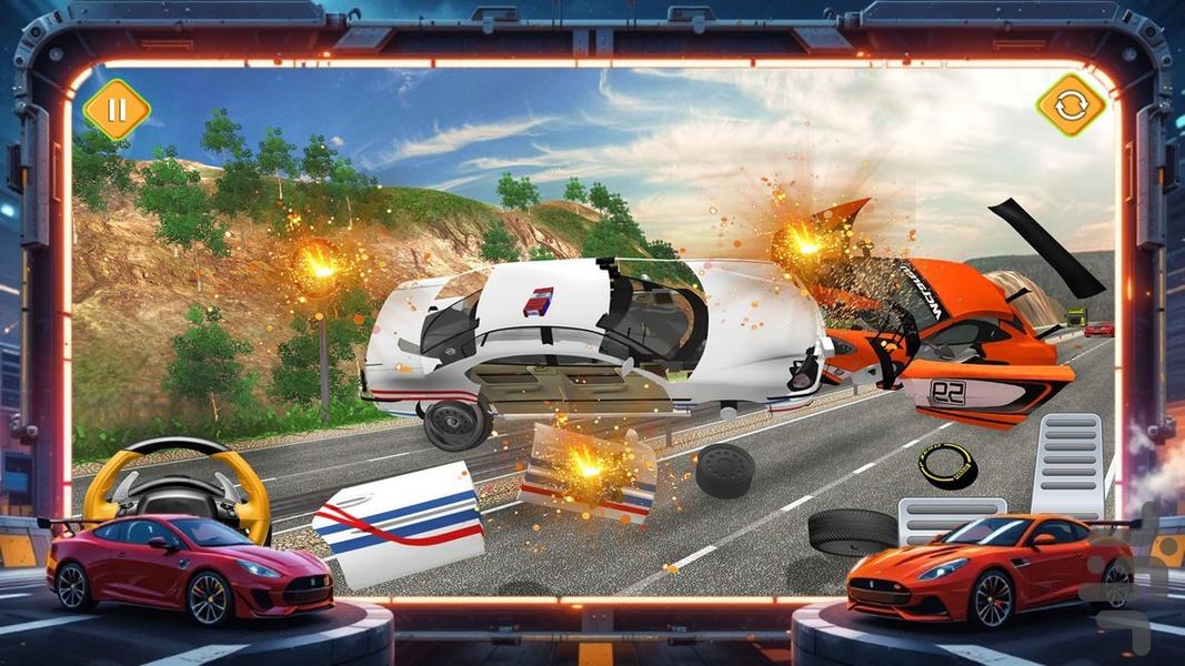 ماشین بازی بی نهایت - Gameplay image of android game