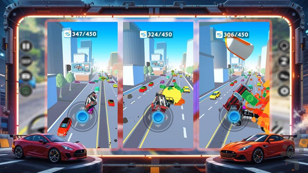 ماشین بازی بی نهایت - Gameplay image of android game