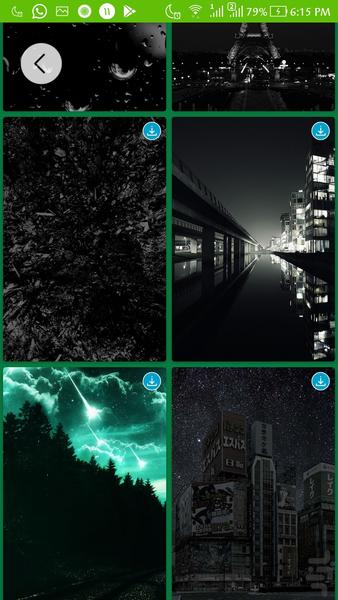 پس زمینه مشکی شیک - Image screenshot of android app