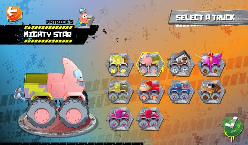 بازی ماشین جنگی باب اسفنجی - Gameplay image of android game