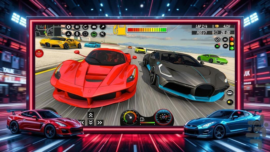 بازی ماشین شوتی - Gameplay image of android game