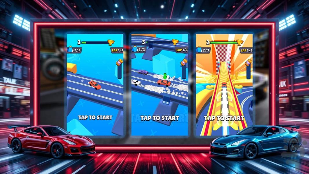 بازی ماشین شوتی - Gameplay image of android game