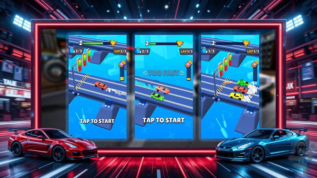 بازی ماشین شوتی - Gameplay image of android game