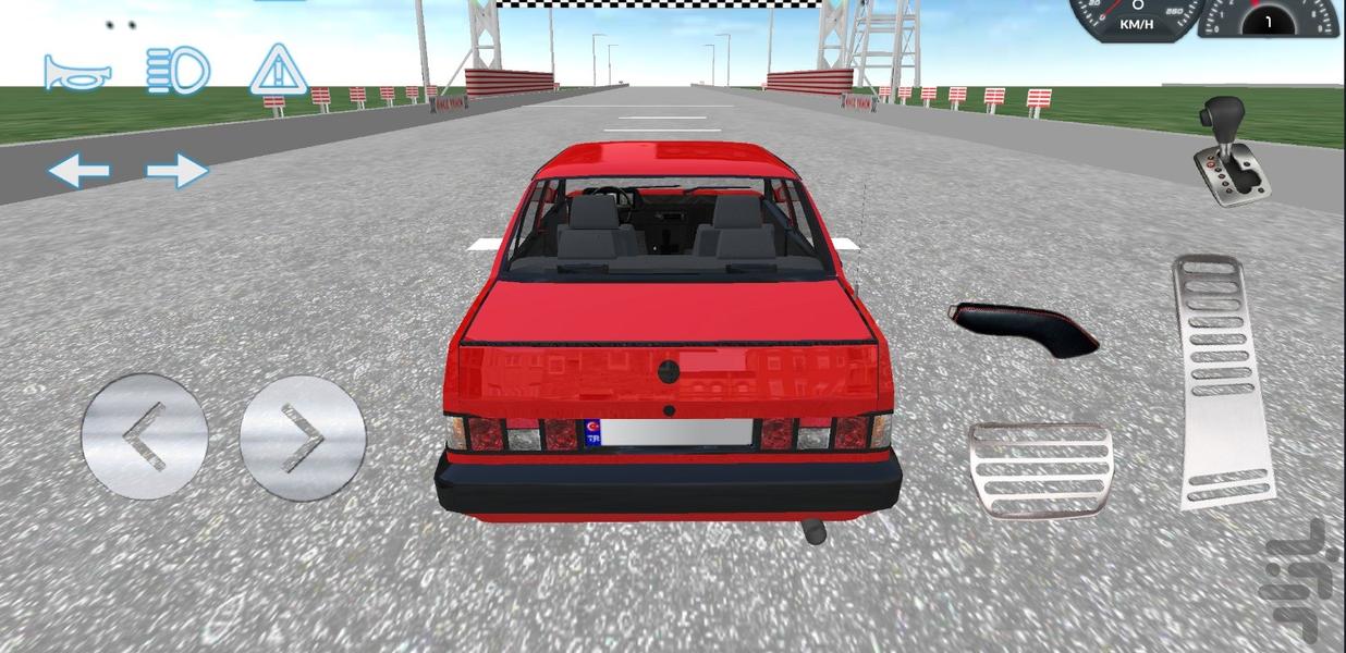بازی مسابقات رالی | ماشین سواری - Gameplay image of android game
