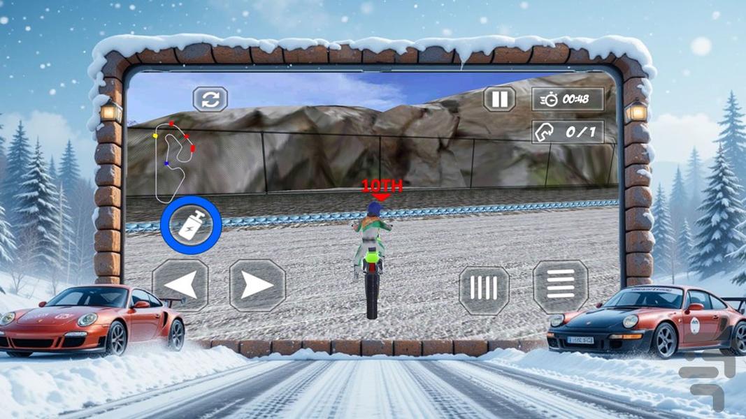 ماشین بازی شوتی - Gameplay image of android game