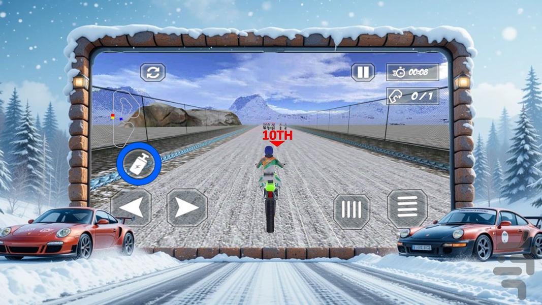 ماشین بازی شوتی - Gameplay image of android game