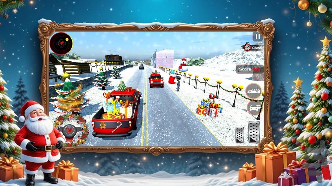 بازی دخترانه بابانوئل - Gameplay image of android game