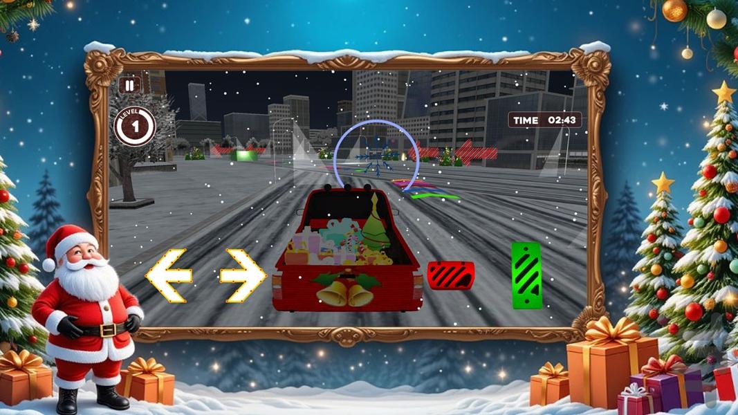 بازی دخترانه بابانوئل - Gameplay image of android game