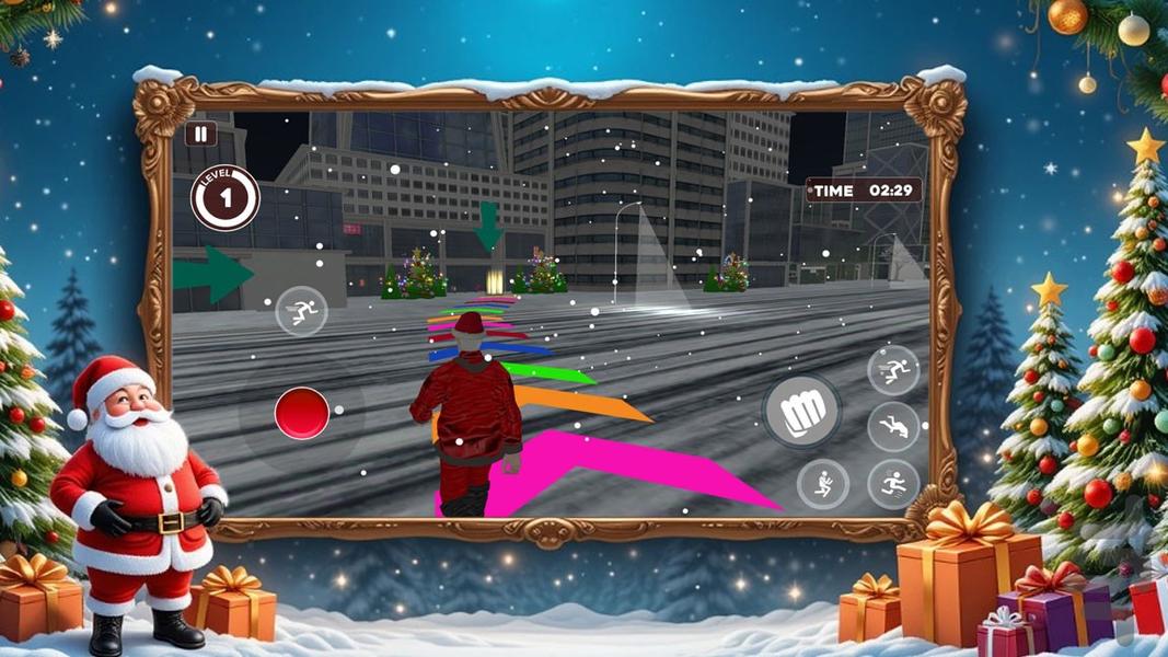 بازی دخترانه بابانوئل - Gameplay image of android game