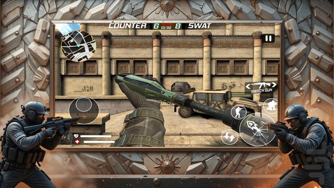 بازی کانتر - Gameplay image of android game