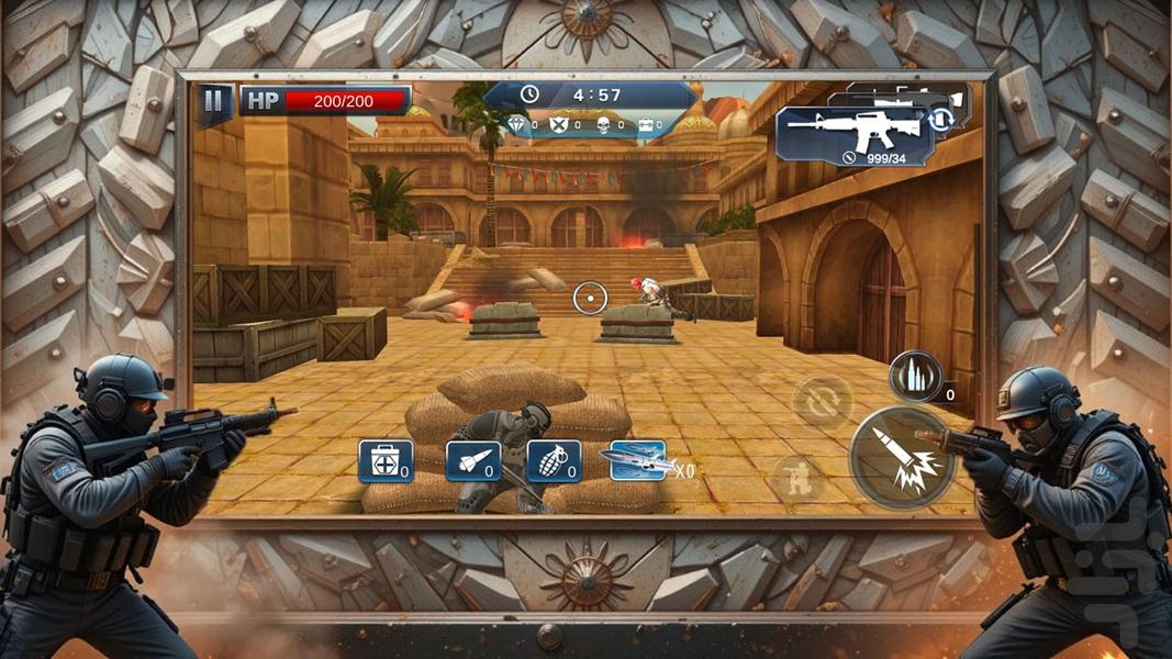 بازی کانتر - Gameplay image of android game