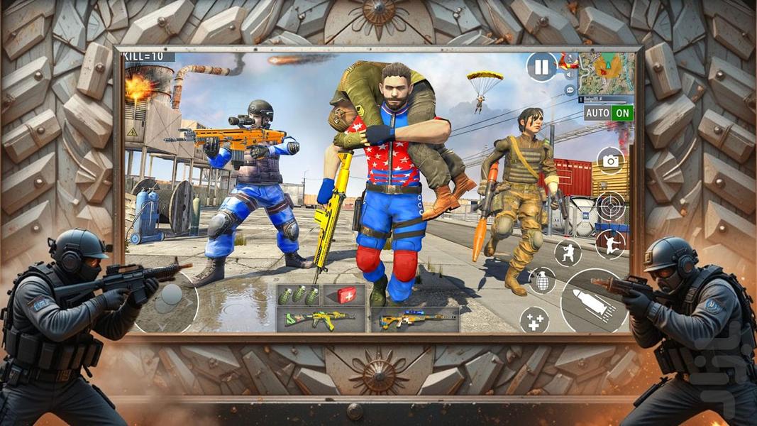 بازی کانتر - Gameplay image of android game