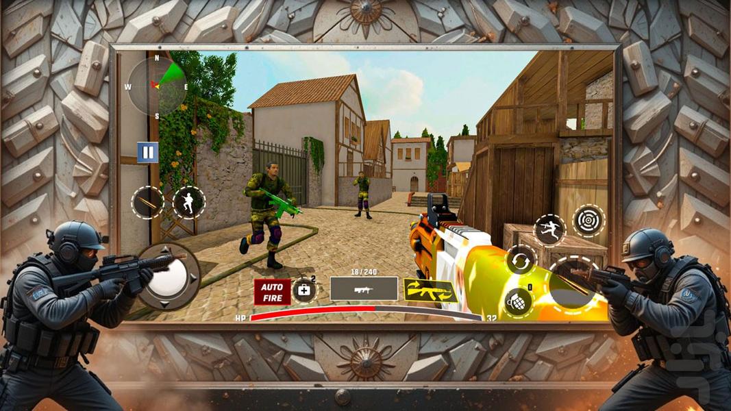 بازی کانتر - Gameplay image of android game