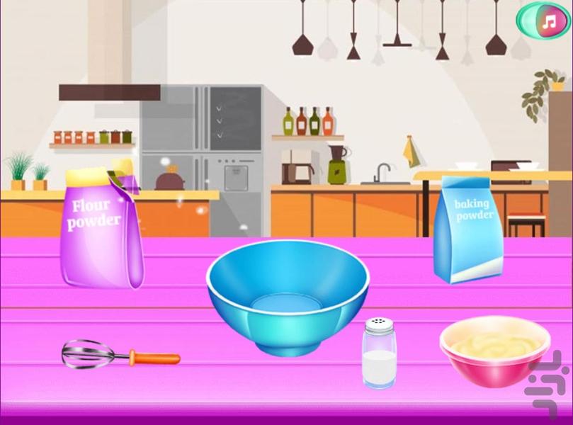 بازی اشپزی کیک عروسکی - عکس بازی موبایلی اندروید