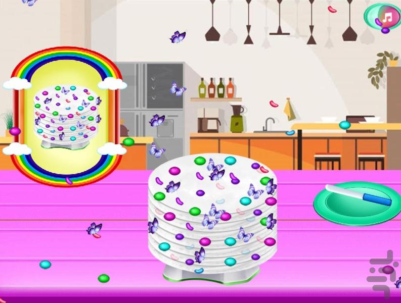 بازی اشپزی کیک عروسکی - عکس بازی موبایلی اندروید
