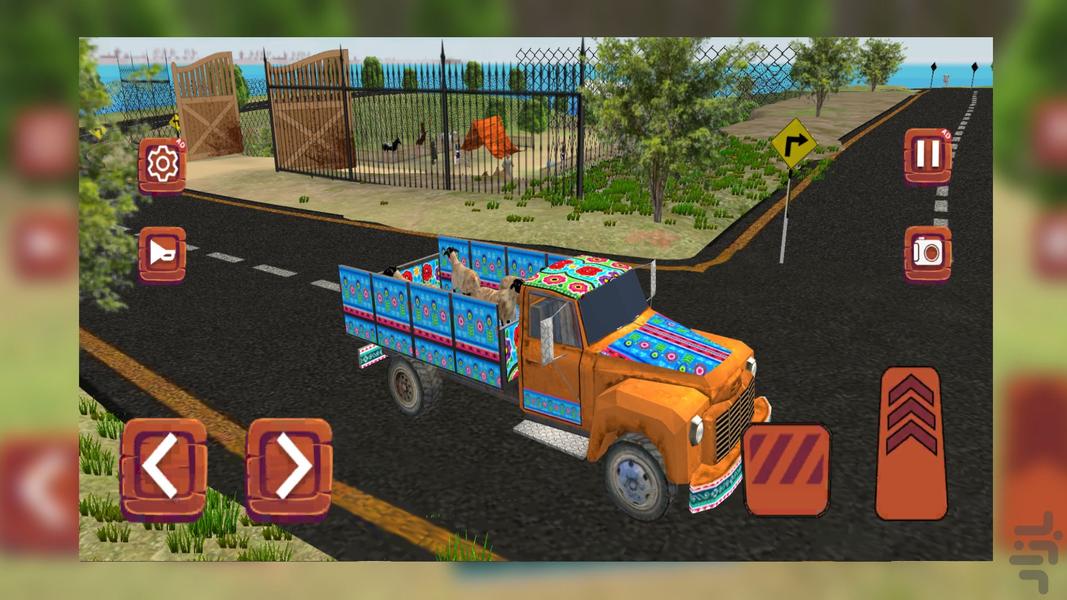 بازی ماشین حمل حیوانات - Gameplay image of android game