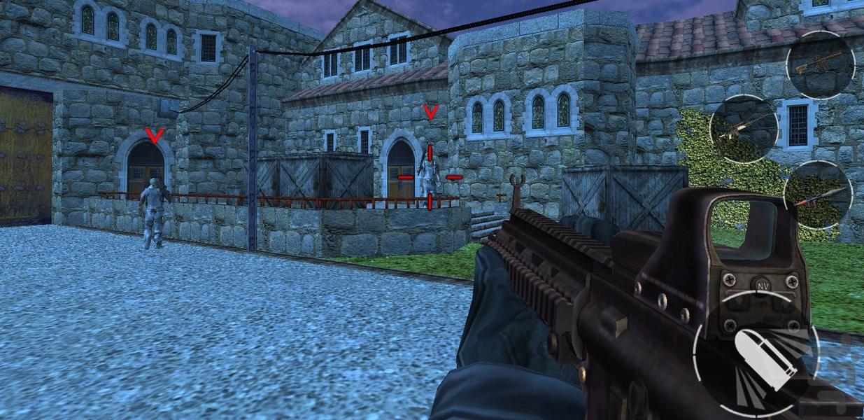 بازی تفنگی - Gameplay image of android game