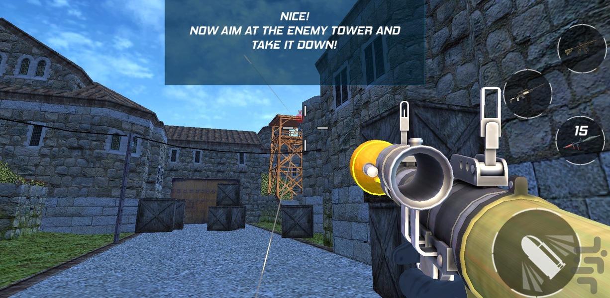بازی تفنگی - Gameplay image of android game