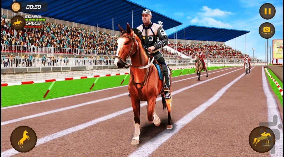 بازی اسب سواری - Gameplay image of android game