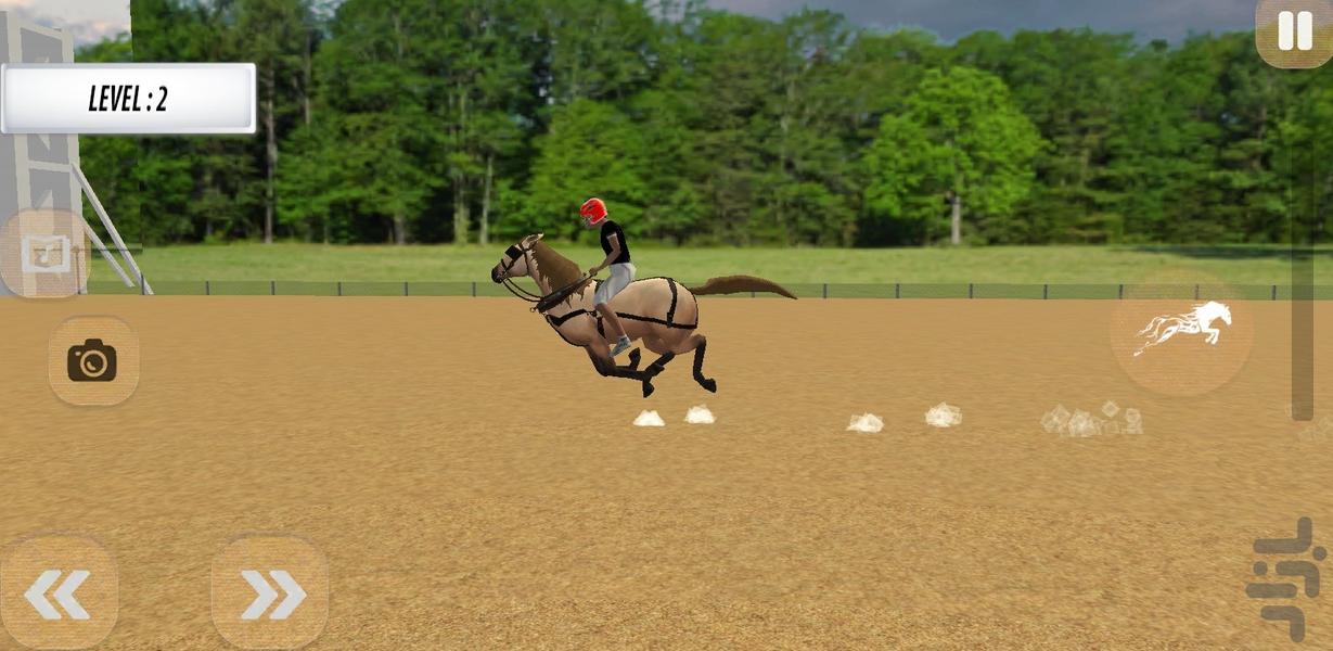 بازی اسب سواری - Gameplay image of android game