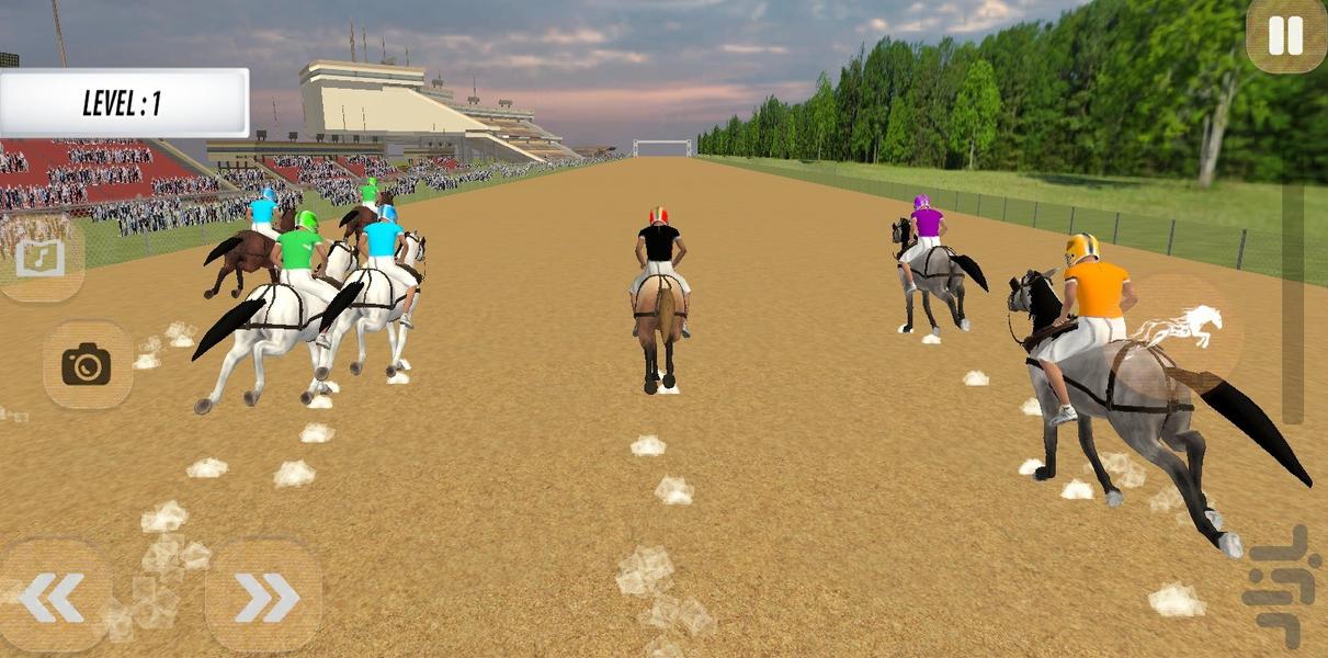 بازی اسب سواری - Gameplay image of android game