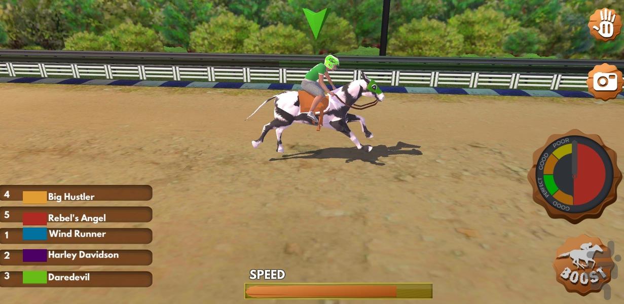 بازی اسب سواری - Gameplay image of android game