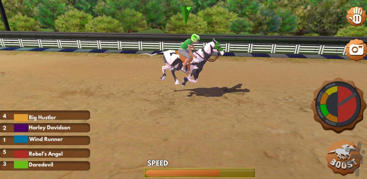 بازی اسب سواری - Gameplay image of android game