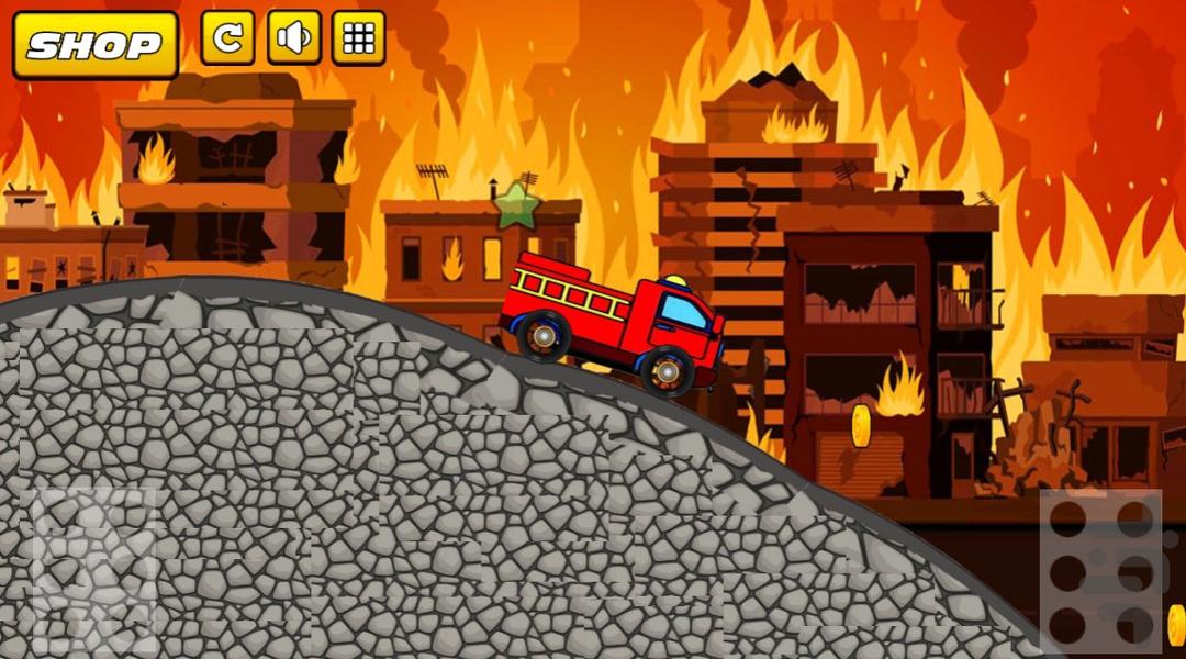 بازی ماشین آتش نشانی - عکس بازی موبایلی اندروید
