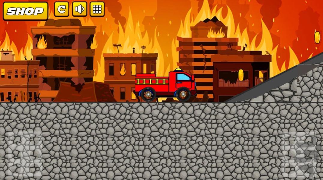 بازی ماشین آتش نشانی - عکس بازی موبایلی اندروید