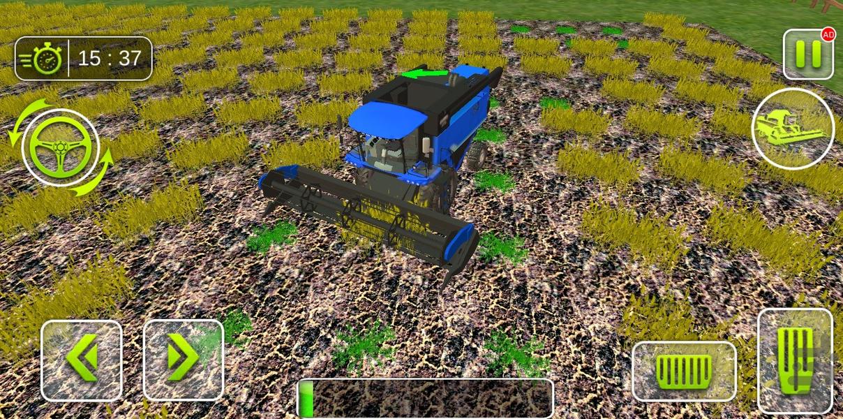 بازی تراکتور کشاورزی - Gameplay image of android game