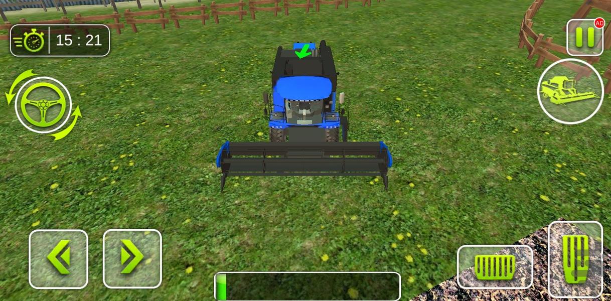 بازی تراکتور کشاورزی - Gameplay image of android game
