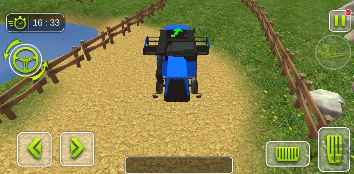 بازی تراکتور کشاورزی - Gameplay image of android game