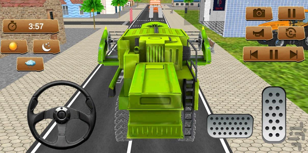 بازی تراکتور - Gameplay image of android game