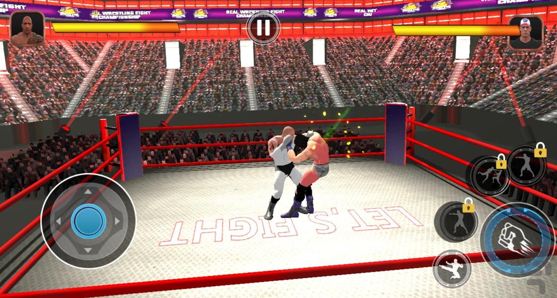 بازی رینگ بوکس - Gameplay image of android game