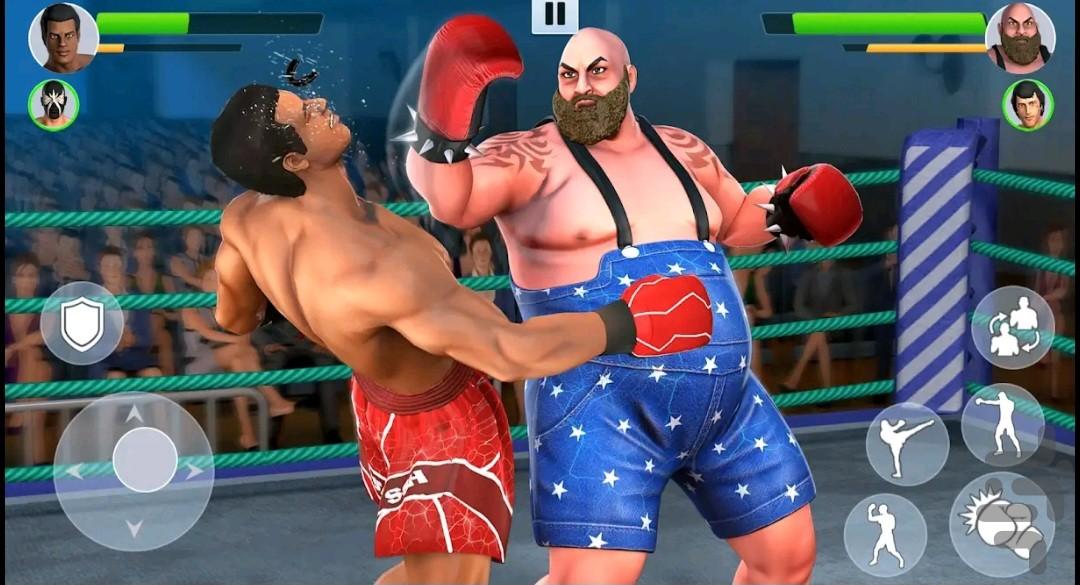 بازی رینگ بوکس - Gameplay image of android game
