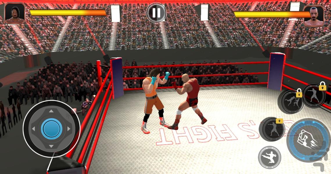 بازی رینگ بوکس - Gameplay image of android game