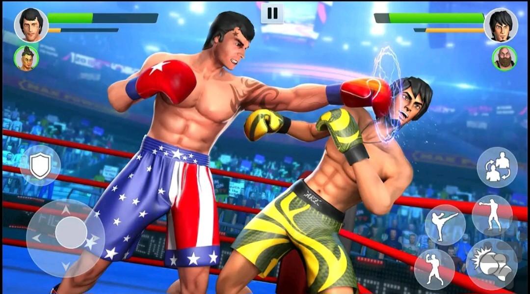 بازی رینگ بوکس - Gameplay image of android game