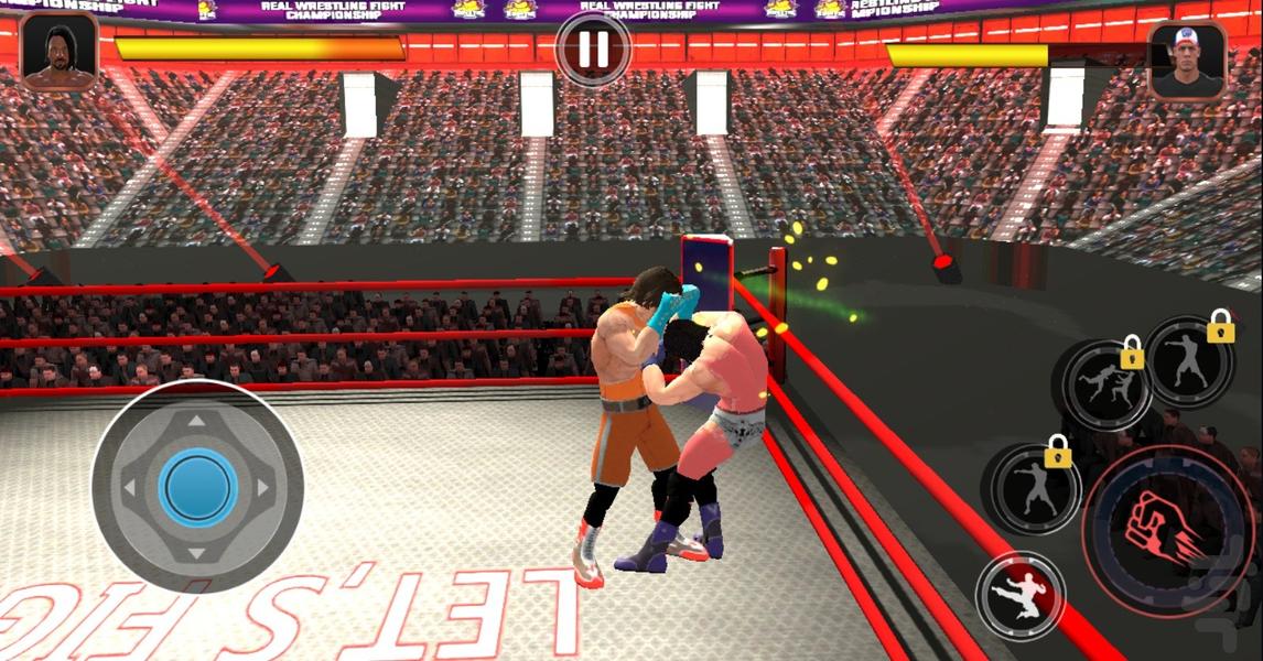 بازی رینگ بوکس - Gameplay image of android game