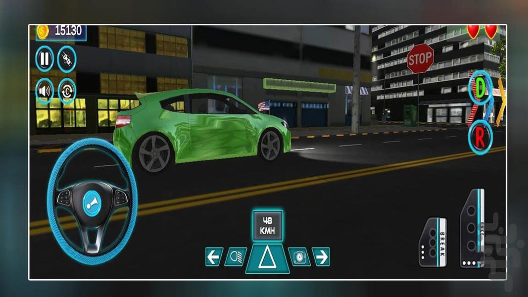 ماشین بازی در شهر - Gameplay image of android game