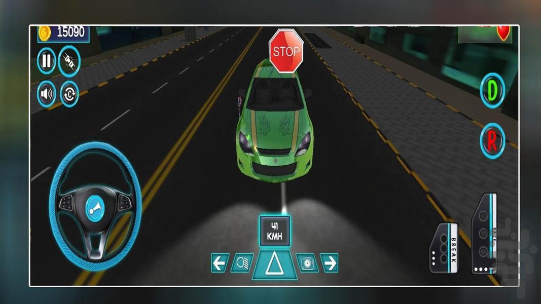 ماشین بازی در شهر - Gameplay image of android game