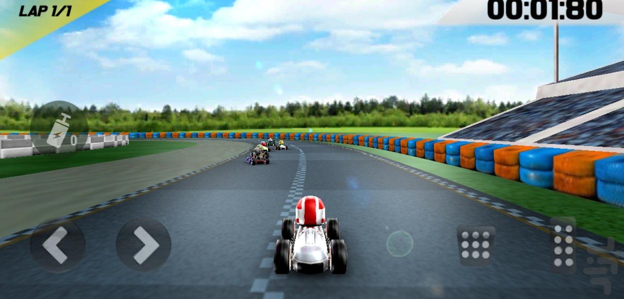 ماشین بازی کارتینگ - Gameplay image of android game