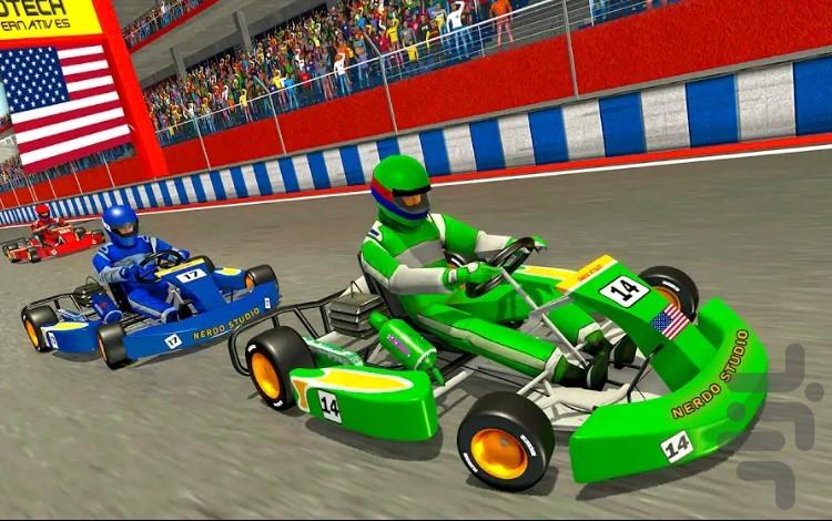 ماشین بازی کارتینگ - Gameplay image of android game