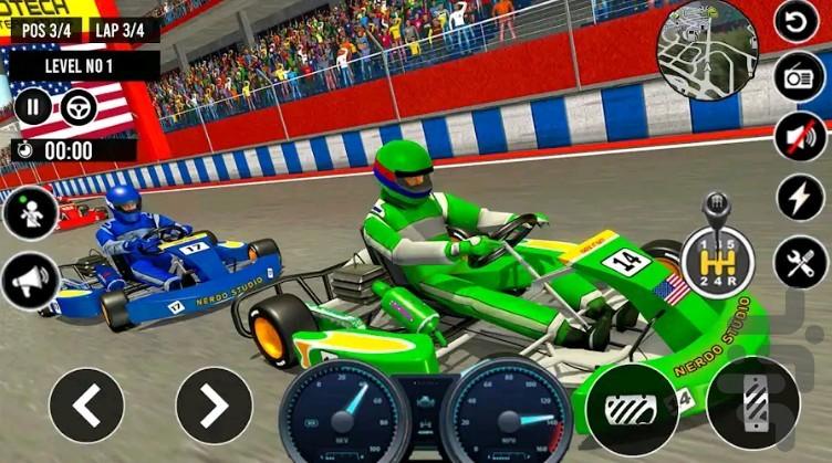 ماشین بازی کارتینگ - Gameplay image of android game