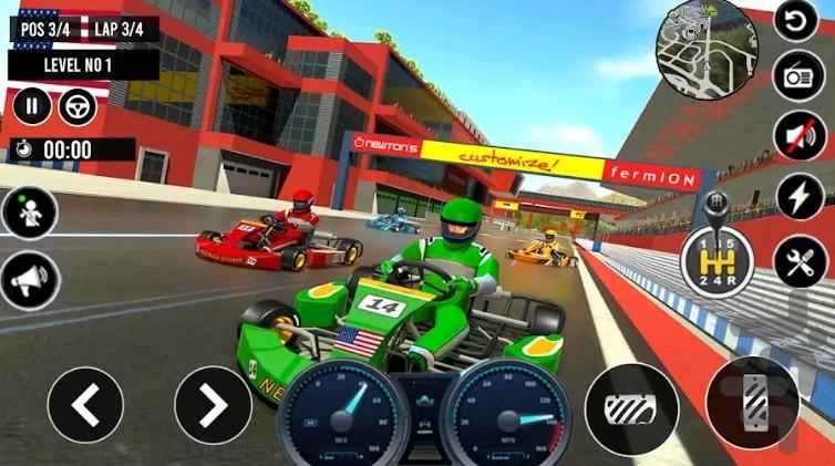 ماشین بازی کارتینگ - Gameplay image of android game