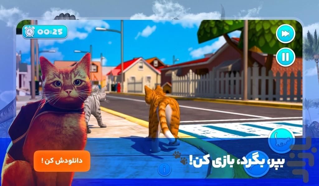 بازی گربه خیابانی - عکس بازی موبایلی اندروید