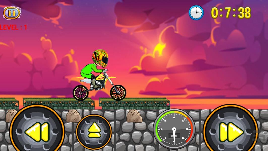 بازی موتور کراس - عکس بازی موبایلی اندروید